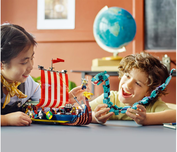LEGO Creator 31132 Statek wikingów i wąż z Midgardu - 1042843 - zdjęcie 2